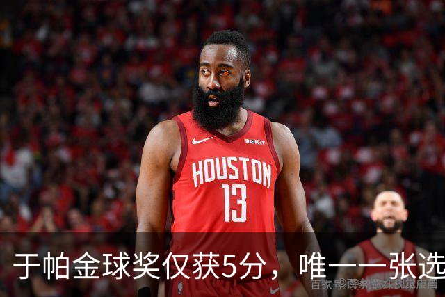 于帕金球奖仅获5分，唯一一张选票来自苏格兰评委